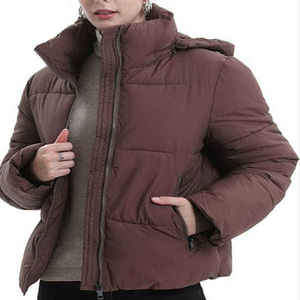 Custom Women Long Puffer <b>Jacket</b> Winter Outerwear Wholesale Bulk Supply Low MOQ - Product Image 4