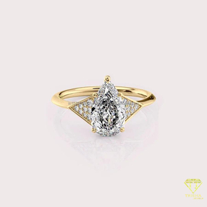 Anillo de compromiso de moissanita más vendido, elegante accesorio de moda nupcial disponible con calidad y precio de exportación. - Product Image 1