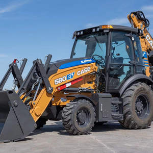 Used CASE 580 Super N Backhoe Loader Diesel Wheel Loader Front Bucket Rear Digger for Construction - Product Image 2