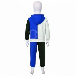 Ensembles de vêtements pour enfants OEM en gros avec étiquette personnalisée, survêtement à coupe régulière, à capuche, uni, 100 % polyester, délavé à l'acide, maternité - Product Image 6