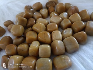 หินอะเวนเจอรีนสีเหลืองธรรมชาติ ขัดเงา หินบำบัด พกพาสะดวก สำหรับการทำสมาธิ เรกิ ตกแต่งบ้าน ขายส่ง - Product Image 4
