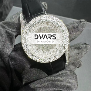 <span class=keywords><strong>Montre</strong></span>-bracelet de luxe à mouvement automatique <span class=keywords><strong>Summit</strong></span>, en acier inoxydable, mécanique, avec diamant Moissanite couleur D VVS1 et verre saphir – Exclusif - Product Image 5