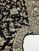 Saree Sutra Khadi Murni Lembut untuk Wanita RN, Modern India, Ukuran Reguler, Tersedia, Cepat Kering, Bebas Kerut, Semua Musim, Pesta Pernikahan