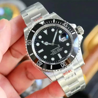 Herren Edelstahl Taucheruhr 10ATM Wasserdicht Unisex Mechanische Super-Uhr als Accessoire für Männer Automatikuhr