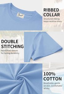 Camiseta de Manga Corta Azul Claro para Hombre con Estampado de Cóctel, Estilo Veraniego, Cuello Redondo, Corte Regular, Algodón Jersey, Diseño Transpirable - Product Image 6