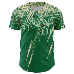 Maillot de baseball personnalisé, antibactérien, séchage rapide, manches courtes, unisexe, vêtements de sport pour adultes, coton biologique, logo sur le devant - Product Image 4