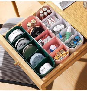 Zenara Modern Minimalist Rectangle 5-Layer Multi Grid PP Durable Waterproof Lightweight Breathable Injection <b>Drawer</b> Organizer - Product Image 6