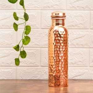 Copper Leakproof Direct <b>Drinking</b> <b>Bottle</b> for Children Portable Eco-Friendly 500ml Classic Design with Lid & <b>Straw</b> for Tour - Product Image 3
