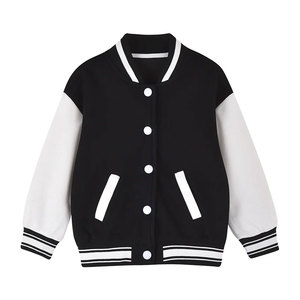 Wholesale Customized Premium Quality OEM ODM Service Latest Style Made Stand Collar Front Slim Breathable Design Varsity <b>Jackets</b> - Product Image 4