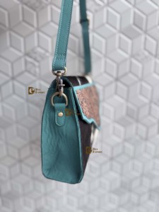 Nuevo Bolso de Hombro Bohemio de Cuero Genuino con Cierre de Solapa Bordado para Mujer, Bolso de Mano para Uso Diario - Product Image 5