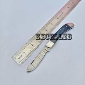 Cuchillo Plegable de Bolsillo de Acero de Damasco Personalizado con Funda de Cuero, Grado Industrial OEM, Garantía de 3 Años, Cuchillos al por Mayor para Regalo - Product Image 5