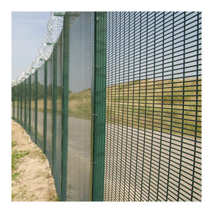 358 Anti Climb Security Fence PVC Coated Iron Panel <b>Grid</b> with Heat Treated Frame and 3D Modeling for Home Commercial Outdoor Use - Product Image 2