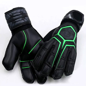 Gants de gardien de but de football professionnels, en PU, à doigts entiers, antidérapants, respirants, avec sangle de poignet réglable, unisexe - Product Image 4