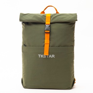 Mochila deportiva verde oscuro, mochila enrollable de gran capacidad, mochila para exteriores, bolsa ligera para montañismo, bolsa sencilla para senderismo - Product Image 1