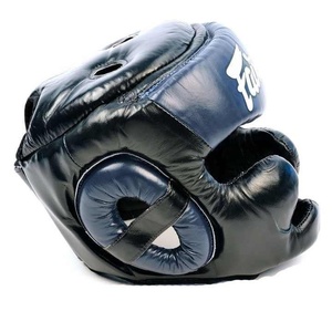หน้ากากป้องกันศีรษะ Fairtex หนังแท้สำหรับผู้ใหญ่ รุ่นขายดี ดีไซน์ล่าสุด สำหรับชกมวยและต่อสู้ รุ่น RL-HG-81 - Product Image 2