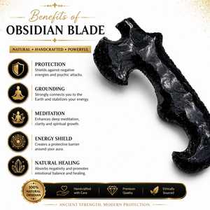 Figura de Hacha Vikinga de Obsidiana Negra Hecha a Mano de 6 Pulgadas, Arte en Piedra Preciosa, Coleccionable Nórdico y Decoración Feng Shui para el Hogar - Product Image 5