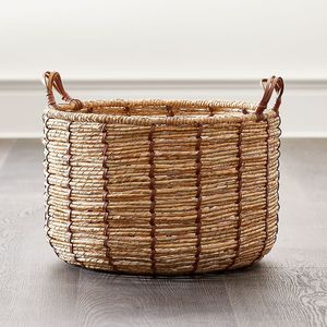 Basket home styling basket minimal aesthetic basket functional storage basket modern living storage <b>bin</b> household basket - Product Image 4