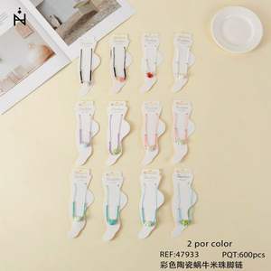 Chaîne de cheville en céramique Toblera en forme d'escargot, bijou de corps tendance pour femme, à porter au quotidien - Product Image 3