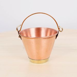 Cubo enfriador de vino y champán de cobre martillado de lujo para mesas de comedor, decoración de bodas y suministros de hostelería para el hogar y hoteles - Product Image 2