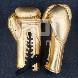 <b>Hot</b> Selling Customizable No Boxing No Life Boxing Gloves Professional Laced Top Grade Cowhide Leather Thick 4-Layer Padding - Product Image 3
