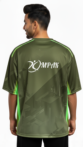 Camiseta Sublimada Oversize para Hombre, Estilo Urbano, Casual para el Día a Día, Corte Holgado - Product Image 2