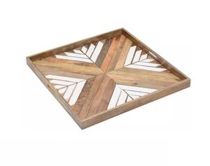 Bandeja de Servir Moderna de Madera Ecológica con Acabado Esmaltado, Diseño Bold Blossom, Apta para Lavavajillas, de Alta Calidad para el Hogar - Product Image 6