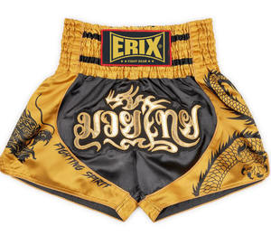 Shorts de Muay Thai pour hommes de bonne qualité, logo personnalisé, sublimation, coupe ajustée, pour adultes, kickboxing et Muay Thai - Product Image 4