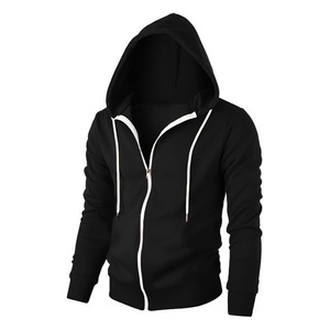 OEM custom stitching color dismountable full face <b>zip</b> hoodie embroidery heavyweight oversized streetwear men full <b>zip</b> <b>up</b> hoodie - Product Image 2