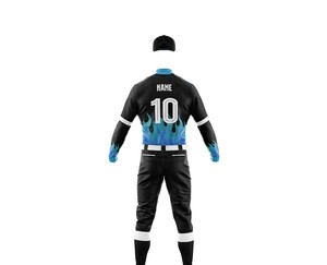 Tenues de baseball pour hommes de qualité supérieure, couleur unie, logo personnalisé imprimé, polyester respirant, séchage rapide, prix raisonnable - Product Image 3