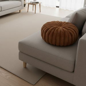 Cojines Decorativos de Felpa Tejida Súper Suave Antiestática con Diseño Floral Tradicional, 100% Fibra de Poliéster, Cierre con Cordón, Decoración con Hilo de 600 Hilos - Product Image 2