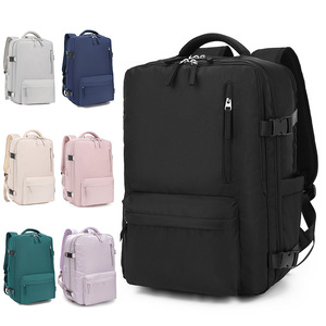 กระเป๋าเป้สะพายหลังกันขโมยแบบกันน้ำ Oxford ขนาด 15.6 นิ้ว สำหรับเดินทาง แฟชั่น unisex สำหรับผู้หญิง มีช่อง USB สำหรับใส่แล็ปท็อป ความจุ 20-35 ลิตร - Product Image 4