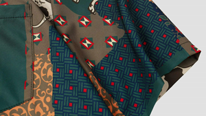 Camisa Hawaiana Personalizada al por Mayor con Solapa, Manga Larga, Tallas Grandes, Estampado Floral 3D para Hombre - Product Image 5