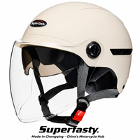 Casque de moto électrique de luxe, imperméable, pour motocyclettes de grande taille, équipement de protection pour la conduite, fabriqué en Chine