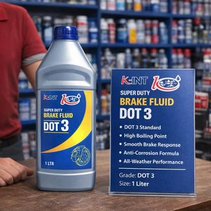 Fournisseur en gros de liquide de frein hydraulique DOT 3 1 L de qualité supérieure [Matériau] Durable OEM ODM Logo personnalisé Vente en gros Fournisseur d'usine - Product Image 1