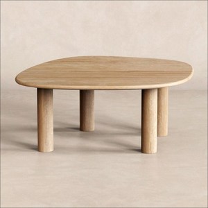 Table basse en marbre ZenPebble – Pièce maîtresse sculpturale moderne pour salons - Product Image 2