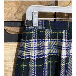 Vestido Escocés Vintage, Kilt de Tartán Gordon Retro de los 90, 100% Lana, Hebillas de Cuero, Falda Irlandesa para Mujer - Product Image 5