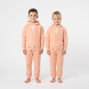 Conjunto Deportivo Personalizado para Niños, Sudadera con Media Cremallera, Pantalones Deportivos de Algodón Lavado al Ácido, Corte Regular, Unisex - Product Image 1
