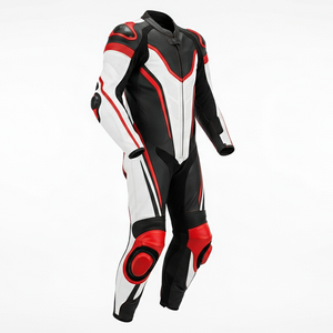 เสื้อแจ็คเก็ตมอเตอร์ไซค์หนังแท้ Custom Racing สำหรับผู้ใหญ่ ระบายอากาศได้ดี กันลม แห้งเร็ว ชุดเสื้อผ้ามอเตอร์ไซค์สำหรับขาย - Product Image 2