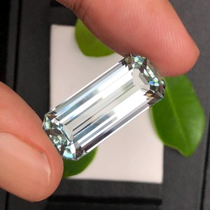 Piedra Preciosa de Aguamarina, Corte Octogonal Azul Hielo, Gema Suelta Natural, Cristal de Colección de Alta Calidad - Product Image 2