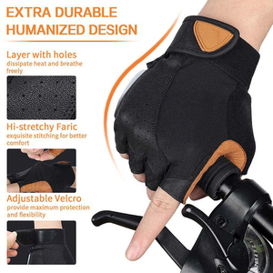 Gants de cyclisme mi-doigts haut de gamme avec coussinets de paume pour la course à vélo, l'entraînement physique et les sports de plein air - Product Image 6