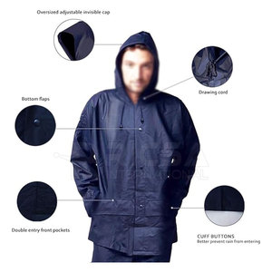 Combinaisons de chasse d'hiver légères et respirantes, imperméables, ensemble veste et pantalon pour activités de plein air, randonnée, camping, pêche, utilisation par temps humide - Product Image 4