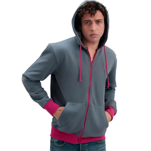 OEM/ODM Service Winter Men's Zipper <b>Hoodies</b> 100% Cotton <b>Lightweight</b> Stonewashed Print Customizable Colors Sizes Breathable High - Product Image 4