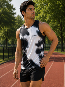 High Quality Casual Knitted 100% Gym <b>Vest</b> Tank Top for <b>Men</b> <b>White</b> Tight Muscle Fitness Ribbed Sporty Fitness Wear - Product Image 3