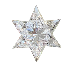 IGI GIA Certified <b>3</b> Ct Wholesale Lab Created Natural HPHT CVD Grown Synthetic Loose D VVS Cultivated Star of David Diamond - Product Image 1