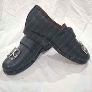 Chaussures en cuir médiévales TIGER TOUCH pour hommes, style du 18ème siècle, avec boucle, écologiques TT-902 - Product Image 5