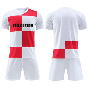 Uniformes de Fútbol a Precios Competitivos, Conjunto Corto con Sublimación, Material Personalizado, Transpirable, Absorbente de Humedad, Secado Rápido, para Equipos - Product Image 1