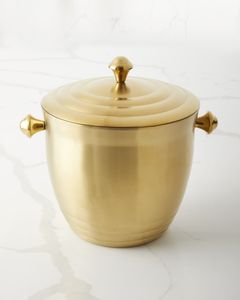 Stylish Brass Ice Basket For Home <b>Bar</b> Metal Ice Bucket For Cocktail <b>Drinks</b> Ice Storage Party Serving - Product Image 3