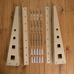 ELRC501 ชุดยึดผนัง DIY ป้องกันการกัดกร่อน 5 แรงม้า สำหรับงานหนัก โครงสร้างโลหะ ประกอบแบบยึดด้วยสลักเกลียว เคลือบสีฝุ่น มาตรฐานเวียดนาม - Product Image 2