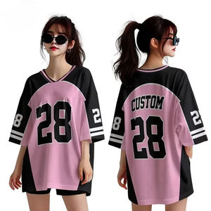 Chaqueta Deportiva de Rugby y Béisbol con Estampado Digital Vintage 28, Chaqueta Coreana de Manga Corta para Niños, Estilo Deportivo Urbano - Product Image 1