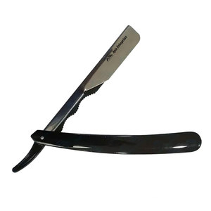 Stainless Steel Black Barber Straight Razor Beauty Instruments Beauty Care Tool Disposable Knife Shaving Eco-friendly Folding - Product Image 1